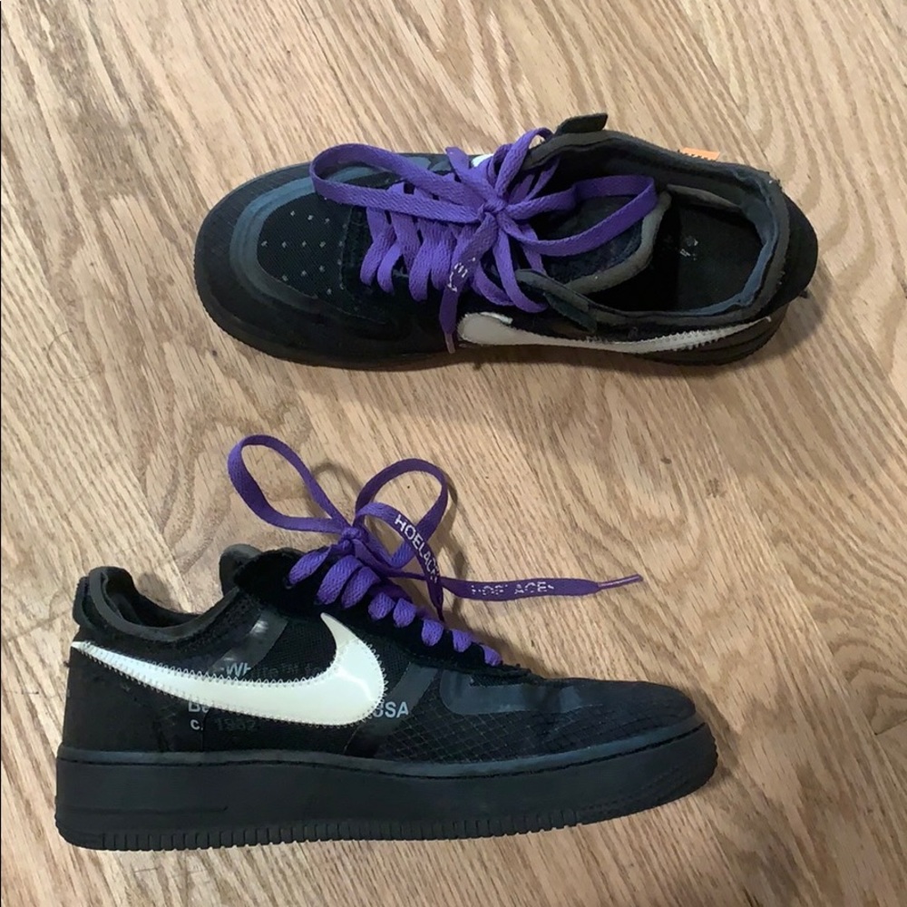 Off-White Black AF1 Sneakers